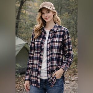Tilley Plaid Button-Up Shirt
